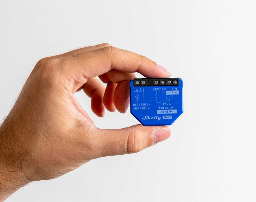 Shelly 1 Gen3 – Интелигентен Wi-Fi Превключвател 16A