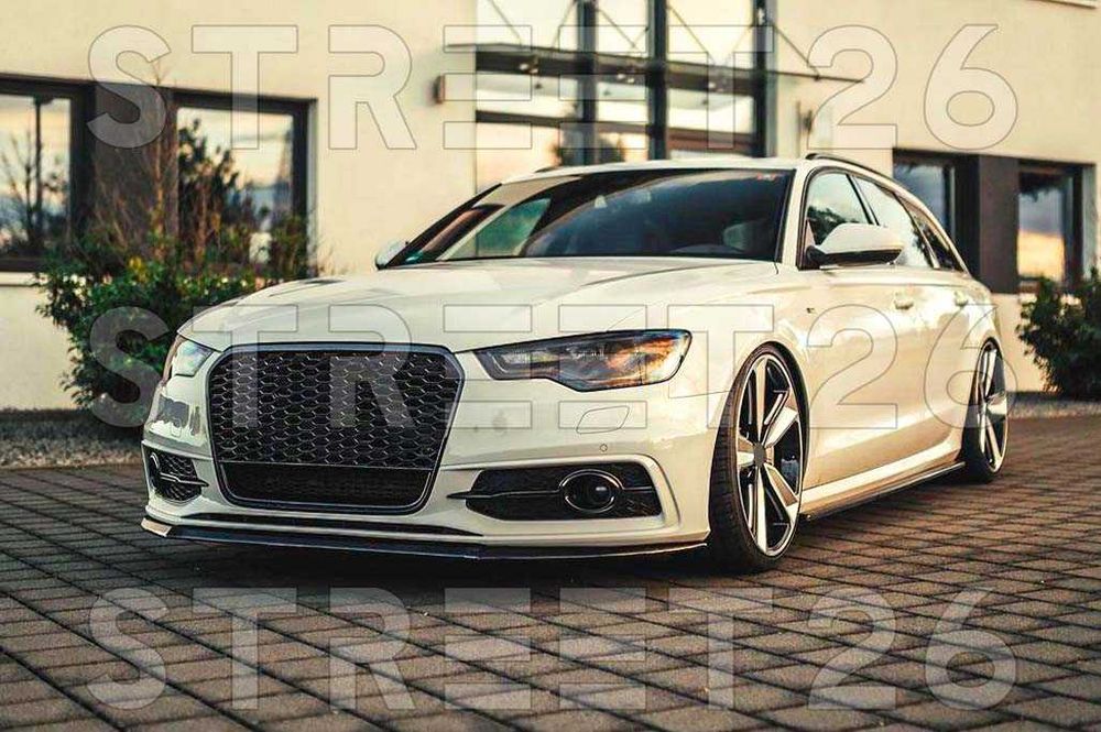 Grila Audi A6 C7 4G Pre-Facelift (2011-2014) RS6 Design Negru Lucios