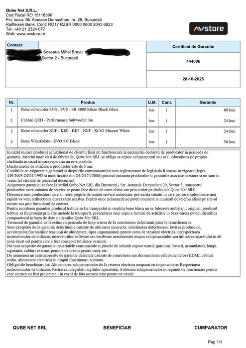 Boxa Hi-Fi Centru - Wharfedale Evo 5.C - GARANTIE 2 ani si 6 luni la AVSTORE! - CA NOUA - IMPECABILA - OFER FACTURA SI GARANTIE!