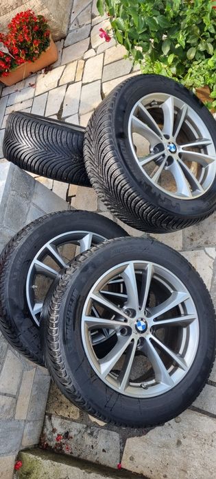 Jante de aliaj R 17 cu anvelope de iarna Bmw  G 30 ,G 20, G 01, 5×112, VW, Audi