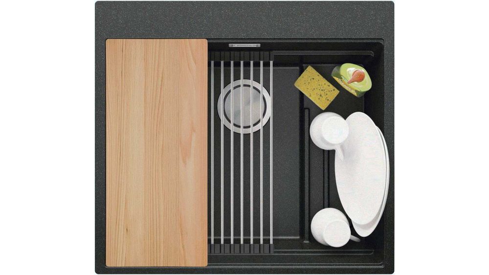 Кухненска Мивка от гранит Осло 60 Max Multilevel 580 x 53 ПРОМО ОФЕРТА