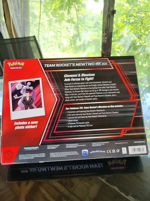 Pokemon Team Rocket 's Mewtwo ex box