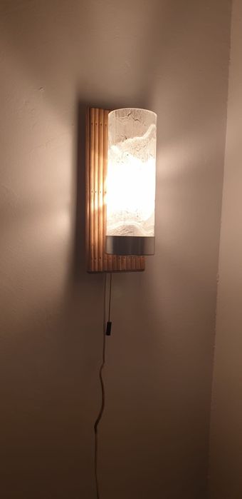 Accesoriu decorațiune înfrumusețare lemn sticla Doria Germania 1960