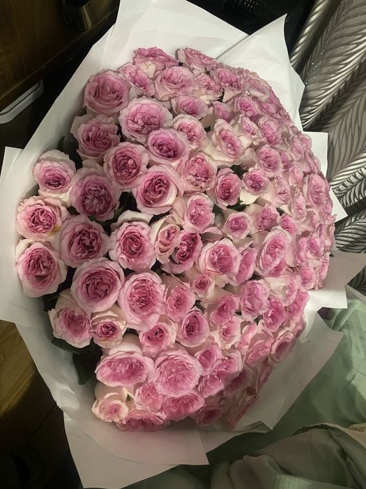 шикарный авторский букет 101 роза