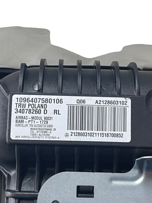 Airbag Pasager ( Uk ) Mercedes-Benz E-Class W212 2009 -> A2128603102