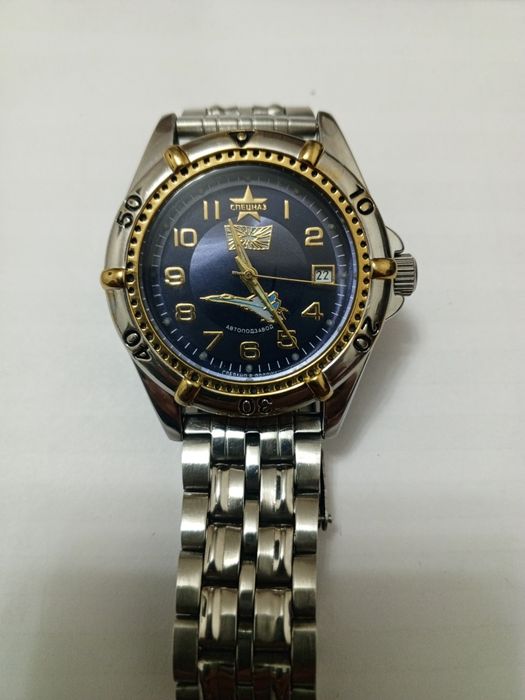 Часы механические с автоподзаводом. Спецназ штурм