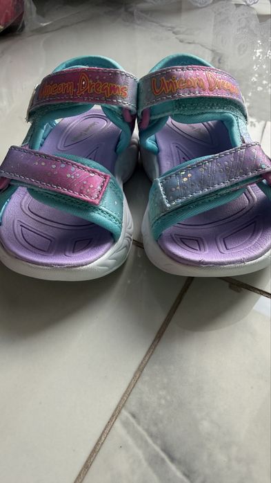 Sandale skechers fetita cu luminite