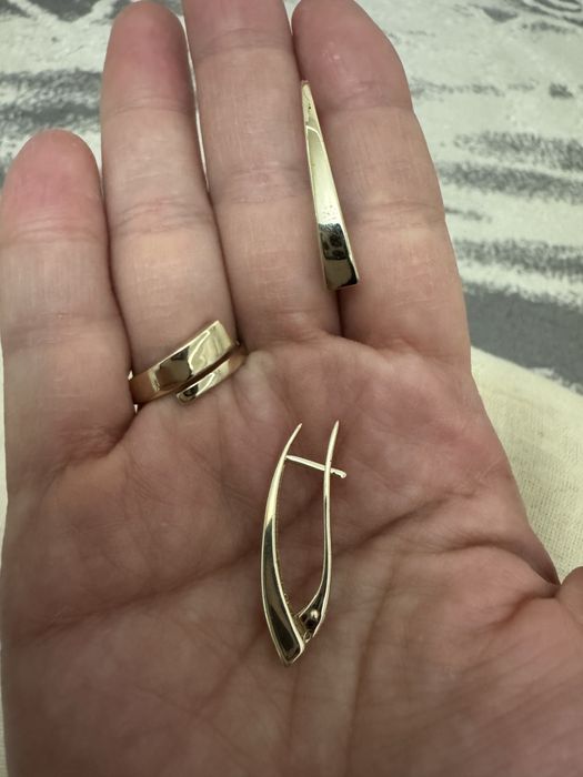 Комплект 585 проба Желтое золото