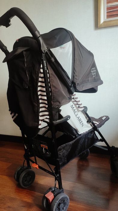 Количка MACLAREN 0м+ Quest Arc Railroad Stripe и зимен чувал