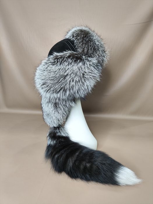 Тымак из меха чернобурки