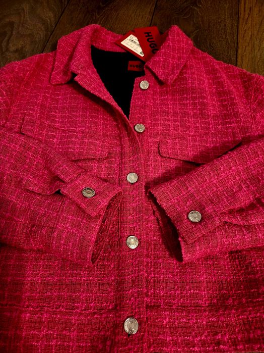 Jachetă HUGO Boss „Akulanna-1” fucsia