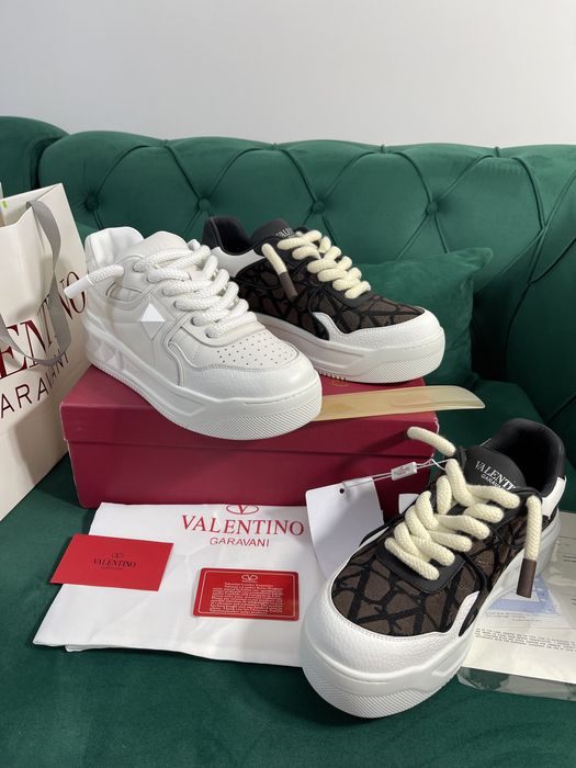 Adidasi Valentino piele naturala Full Box colectie noua Premium