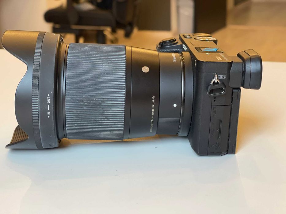 Sony A6500 + SIGMA 16mm f/1.4 + Placă captură