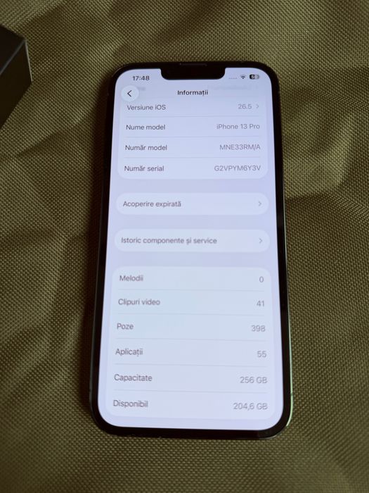Iphone 13 Pro 256 GB impecabil