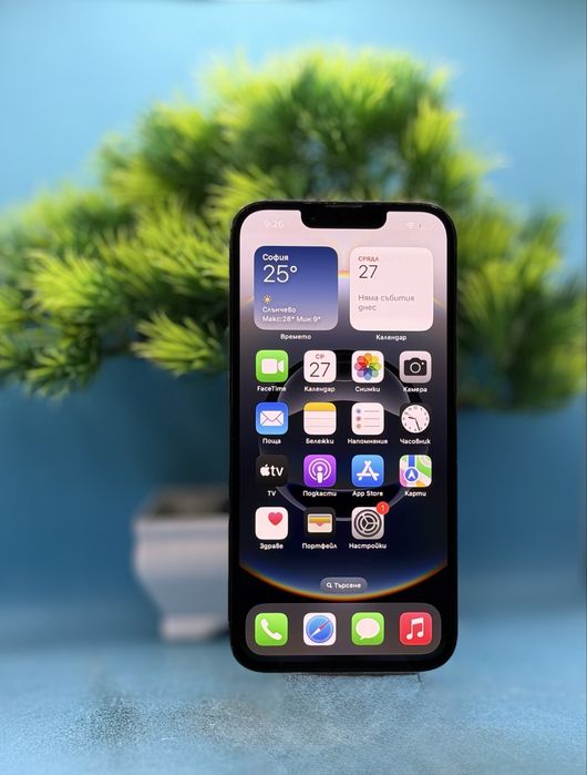 ГАРАНЦИОНЕН!!! Apple iPhone 16e, 128GB, 5G, Black