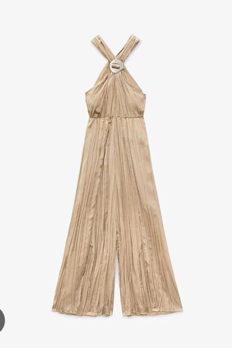 Zara нов сатенен гащеризон