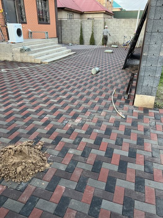 Брусчатка укладка брусчатки