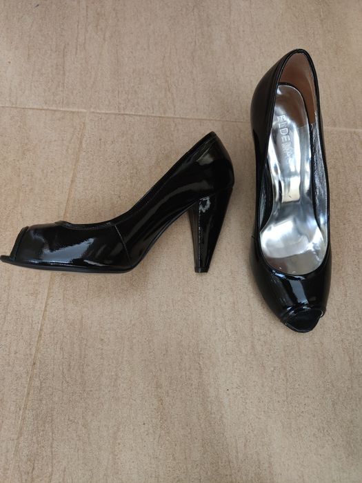 Pantofi piele damă negru măsură 39