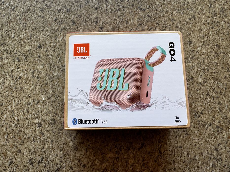 JBL Go 4, Pink, 4.2W, IP67, Bluetooth, 7h, Nou, Sigilat