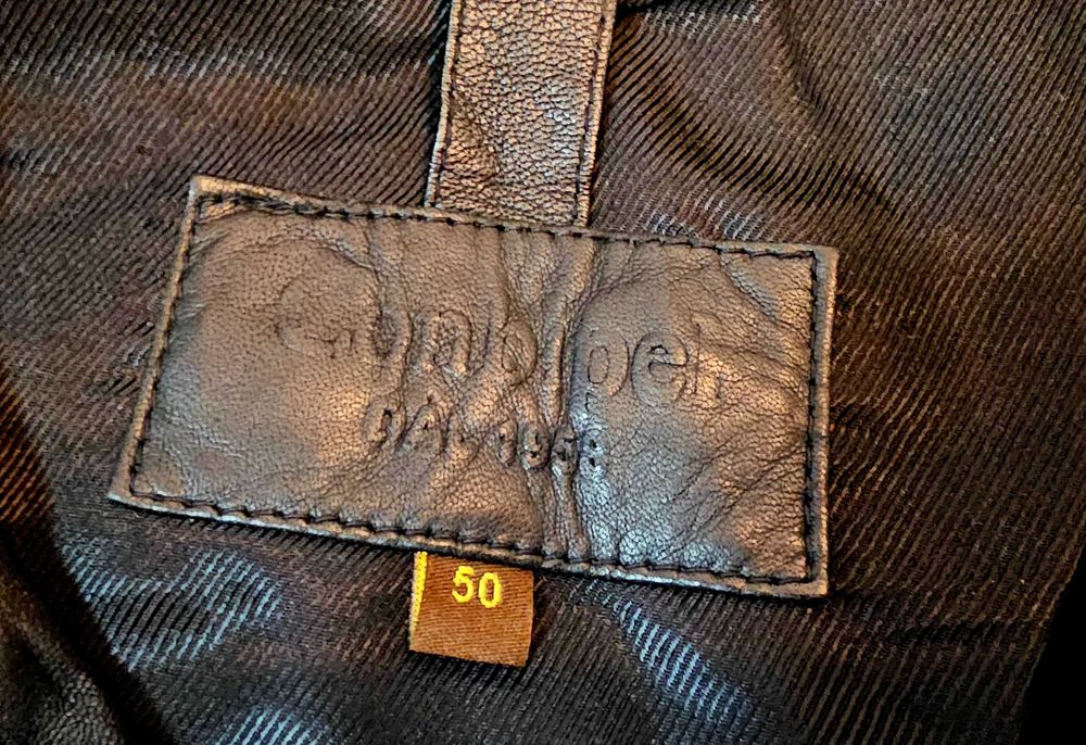 Jacketa Conbipel – neagra– piele naturala miel marimea L