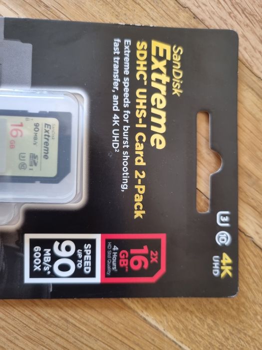 Sandisk Extreme SDHC UH-I Card 2-Pack ( 4K )