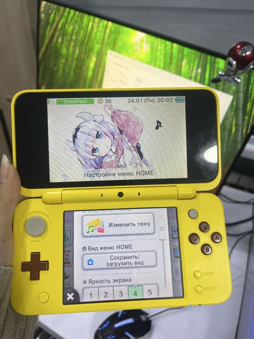 Nintendo 2DS прошитая,лимитированная версия Пикачу