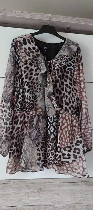 Блуза (animal print), Закупена от Англия, размер L (44-46)