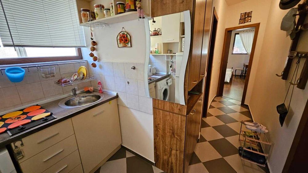 Двустаен в Свети Влас в сграда без такса