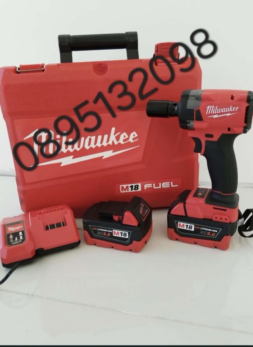 ***Ликвидация *** Гайковерт Milwaukee M18 Пълен Комплект