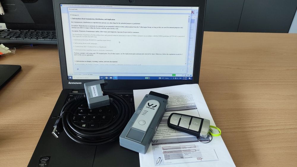 VAS 6154a DoIP Can FD WiFi USB съвместим с online портали