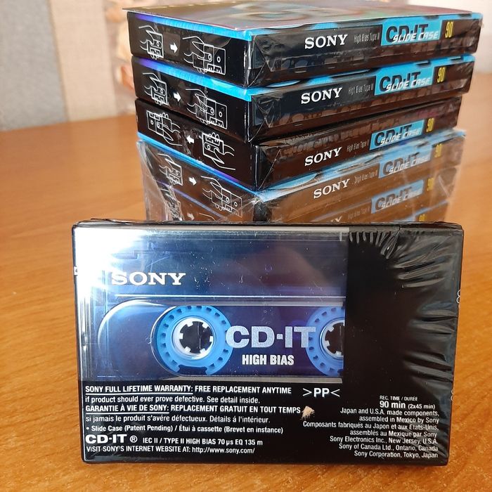 Аудио кассеты Sony CD-IT Slide Case