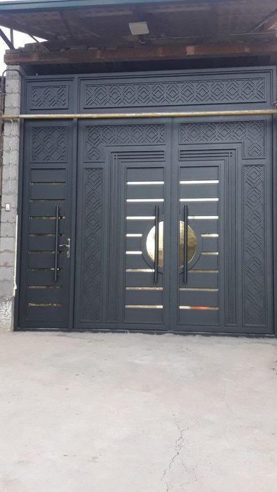 Темир дарвоза ришотка навес