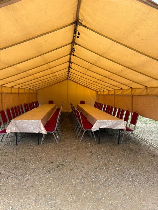Аренда палаток и стол стулья