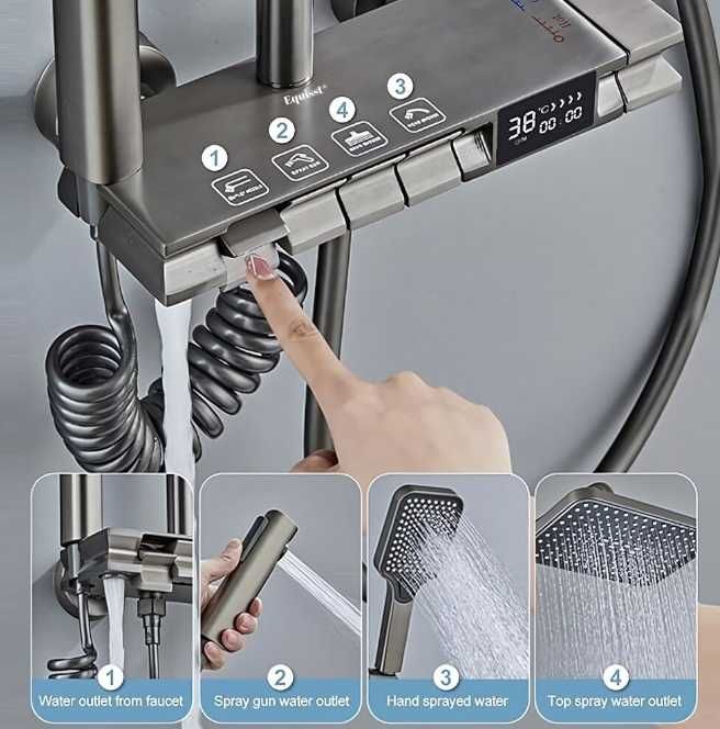 Equisst® - Термостатична ДУШ КОЛОНА - Нова!!!