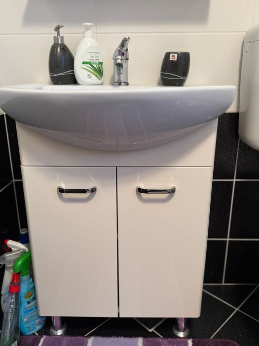 Jacuzzi cu baterie si chiuveta completa