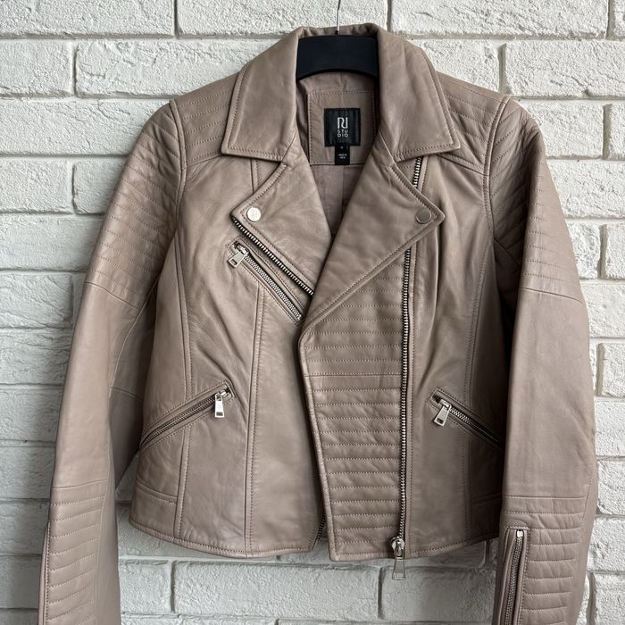 Кожено яке River Island размер S