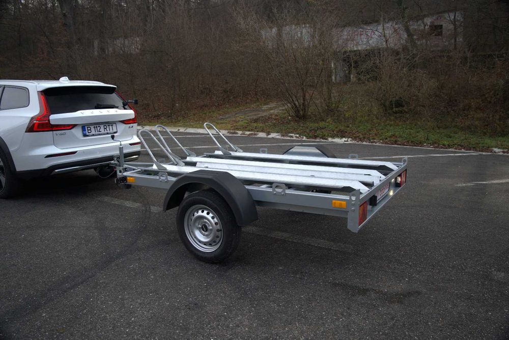 Remorca 750 kg REPO  transport moto, Noua