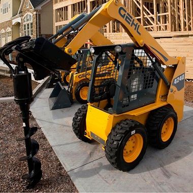 Foreza excavator, foreza buldoexcavator, burghiu