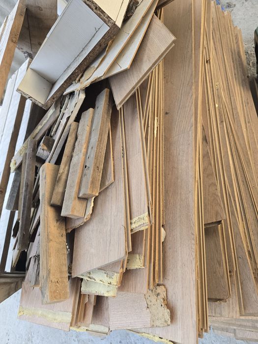 Ламинат ломаный на дрова