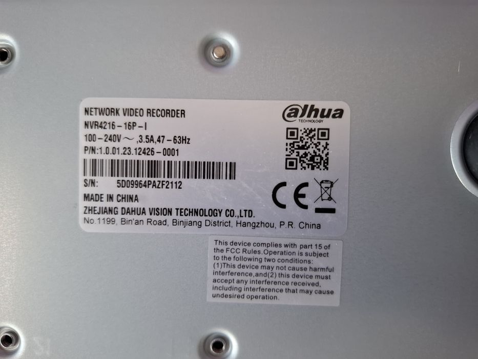 Sistem Dahua 16 canale NVR-4216-16P-I