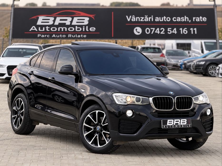 • Bmw X4 2015 • 2.0 Diesel 184 cp / Xdrive • Trapă / Interior Cognac • Parc Auto • RATE • Garanție •