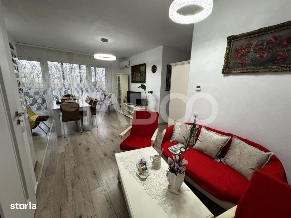 Apartament cu 3 camere 64 mp 2 bai 2 parcari gradina 63 mp boxa Sibiu — fotografia 3