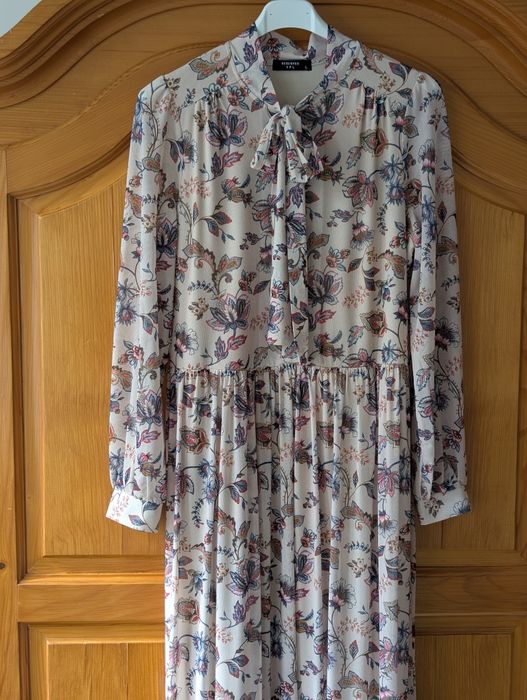 Rochie midi cu flori