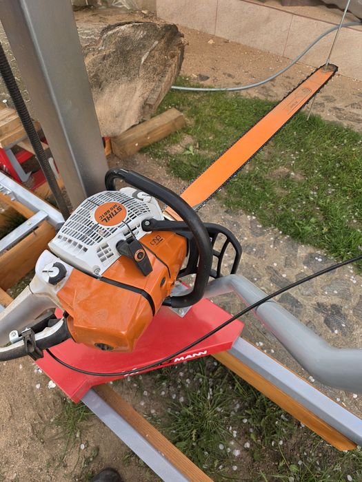 Stihl MS 661c și sistem pentru debitare longitudinală.