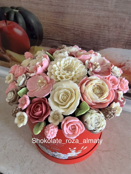 Шоколадные розы, шоколадный букет вкусный