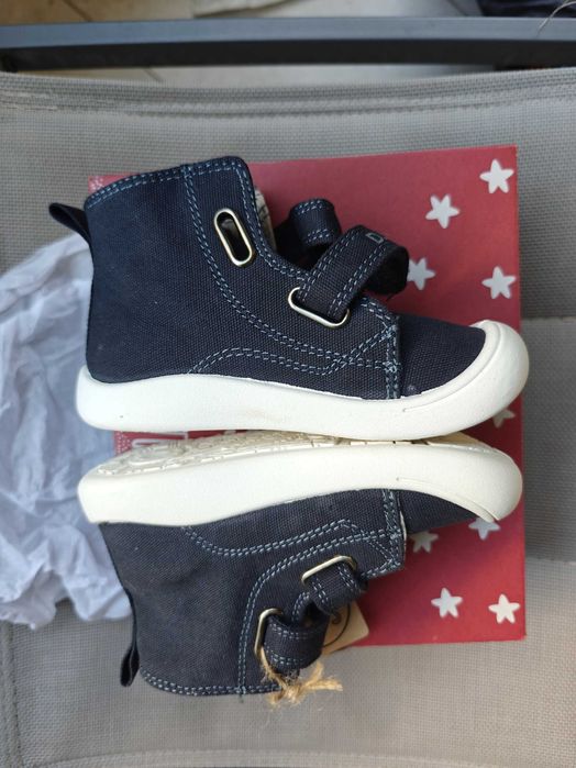 Pantofi sport copii bebe unisex, DD Step, textil, albastru, marimea 24