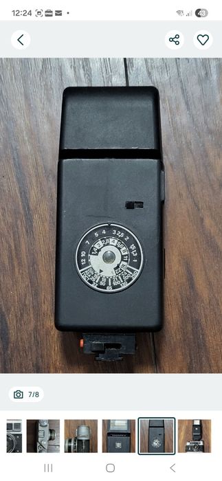 Aparat/camera de fotografiat FED-4 +blitz foto Saulute-2, made in URSS