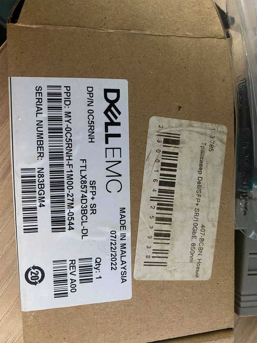 Трансивер Dell SFP+ SR (407-BCBN)