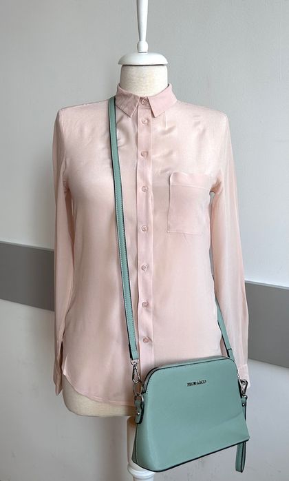 Нежна копринена риза Gina Tricot 100% silk