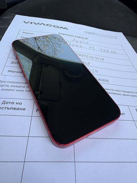 Apple iPhone 13 128 GB Red като нов